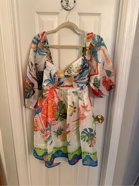 Tropical daydream mini dress
